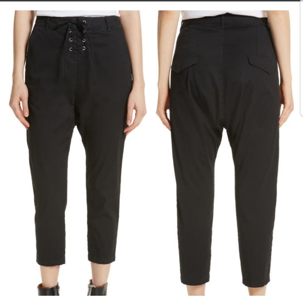 NILI LOTAN Avery Lace Up Pants size 0